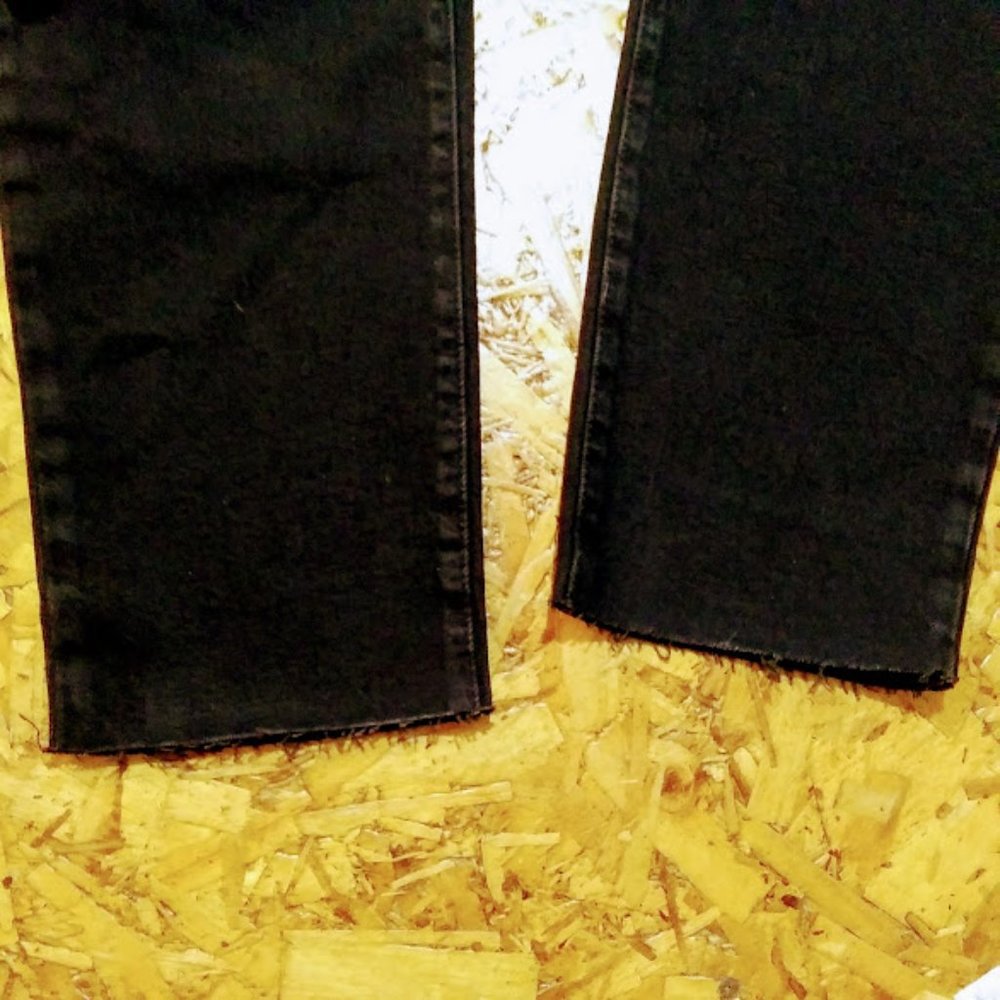 *OLD NAVY CURVY*O.G. STRAIGHT JEANS*DISTRESSED *WOMEN 14W*BUTTON FLY*NWT* - Picture 8 of 11